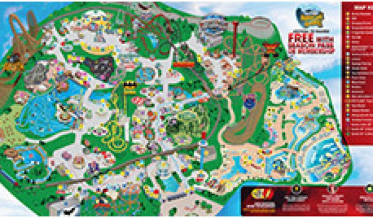 Six Flags Over Georgia Printable Map - FreePrintable.me