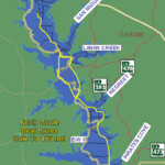 Map Of Toledo Bend Boat Lanes Toledo Bend Lake