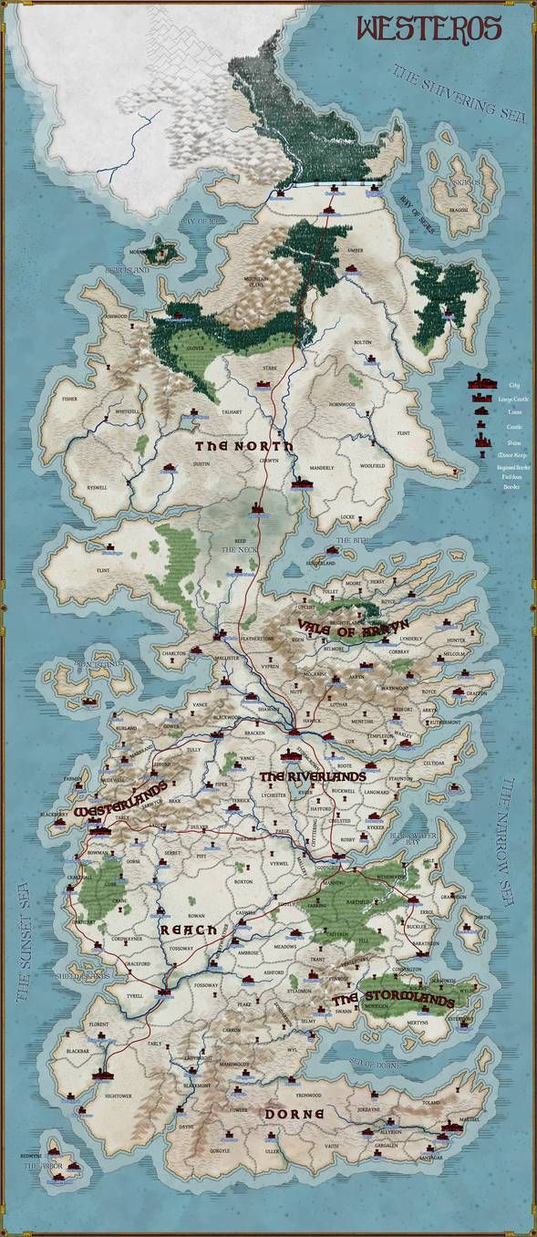 Map Of Westeros Commission By Stratomunchkin On DeviantArt