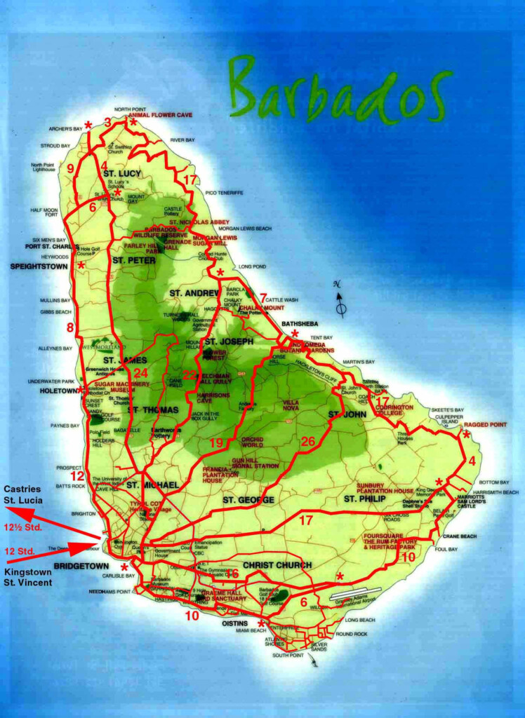 Maps Of Barbados Map Library Maps Of The World