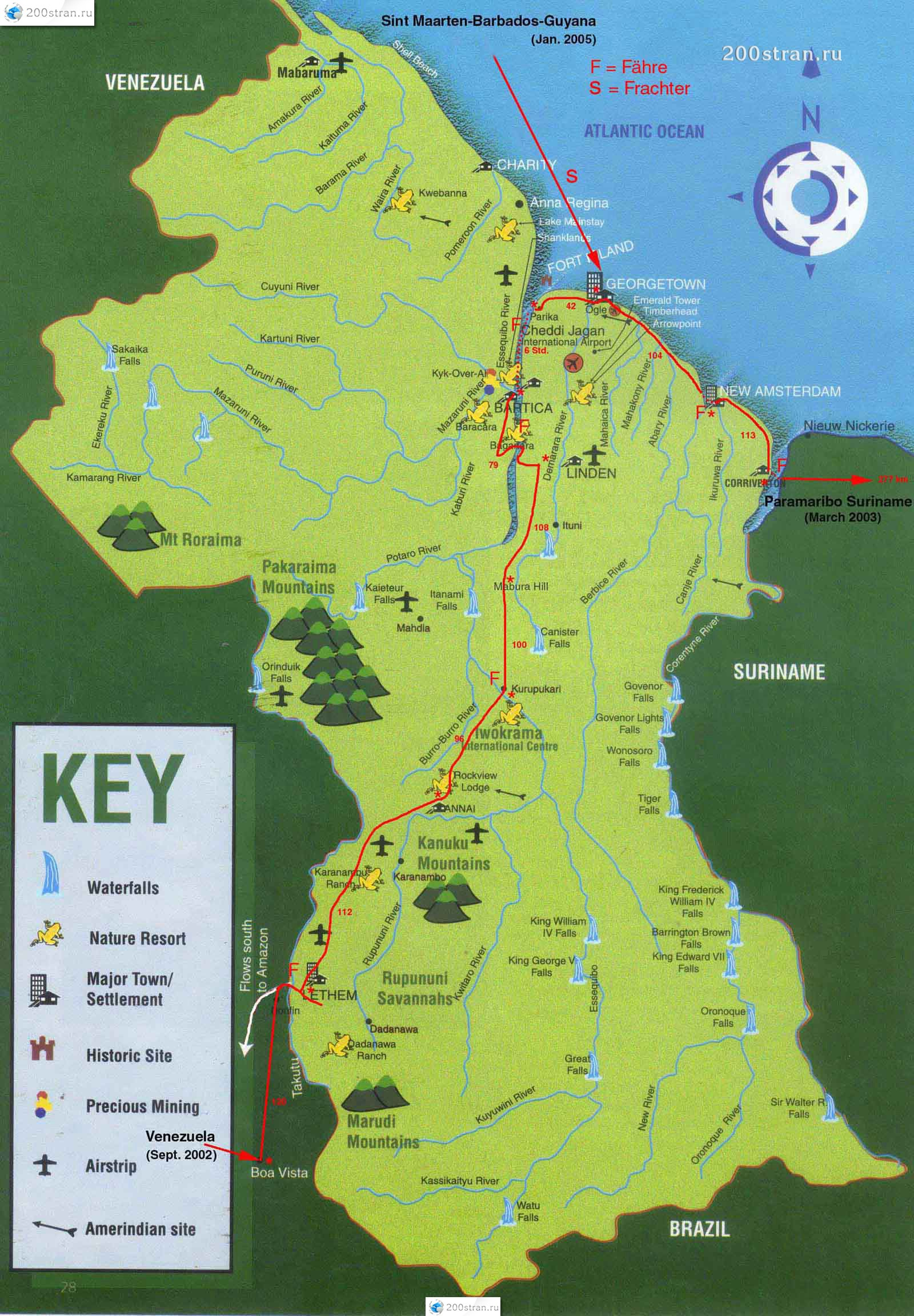 Maps Of Guyana Map Library Maps Of The World