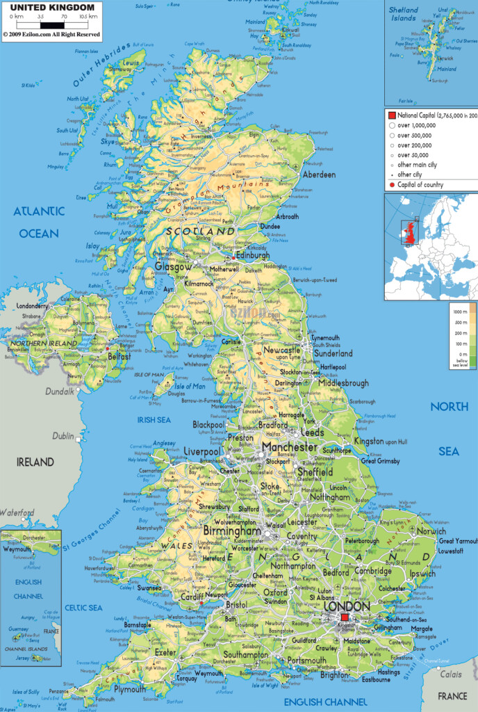 Maps Of United Kingdom Of Great Britain And Northern Ireland Map 