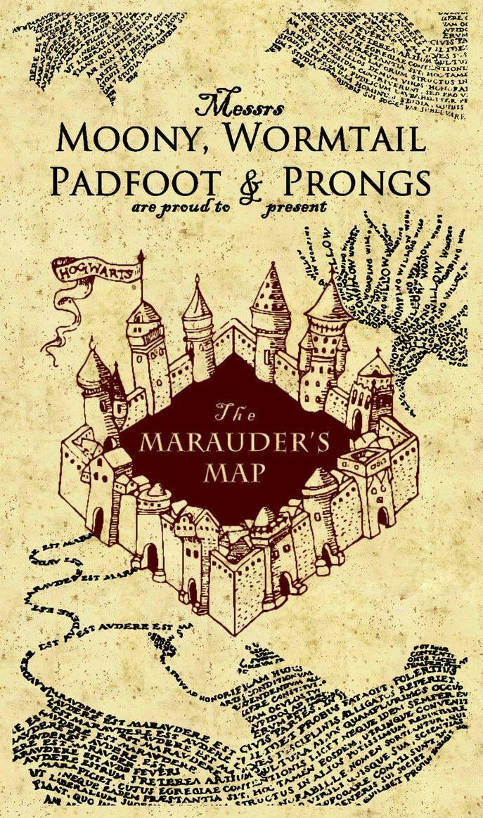 Marauders Map Wallpapers Wallpaper Cave