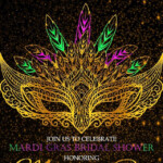 MARDI GRAS PARTY Invitation Purple Green Gold Carnival Etsy Mask