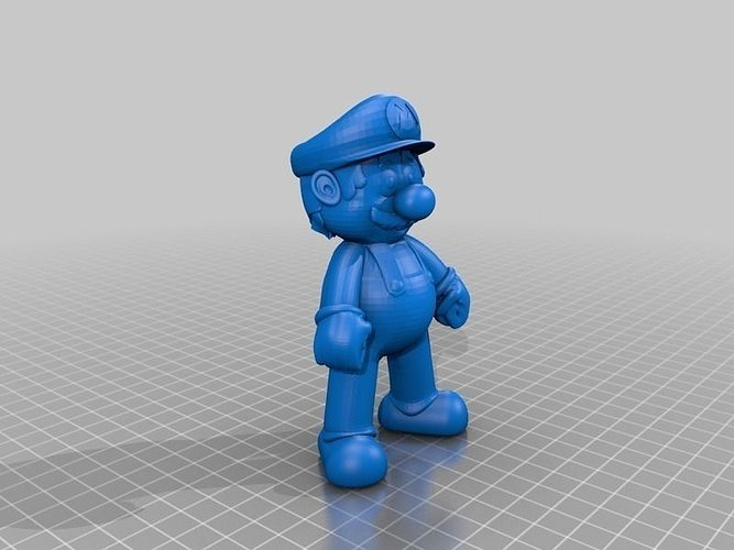 Mario 3D Print Model CGTrader