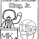 Martin Luther King Jr Day Coloring Pages Print For Free