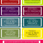 Massage Coupons For Him Or Her Instant Download