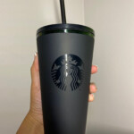 Matte Black Starbucks Tumbler 16oz Matte Black Starbucks Etsy