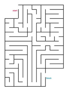 Mazes To Print Easy Cutout Mazes - FreePrintable.me