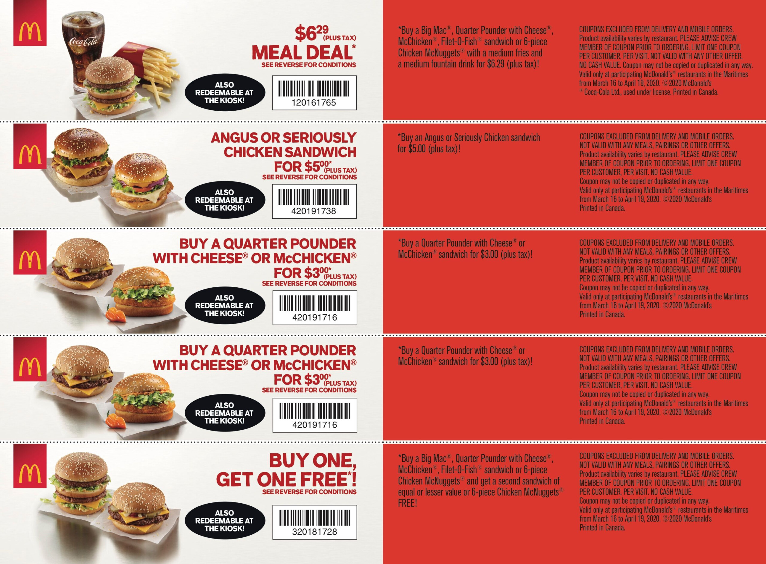 Mcdonald S Canada Coupons Nb Ns Pe March 16 To April 19 Scaled 