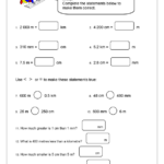 Measurement Comparing Length Measuring And Time Worksheets For Year