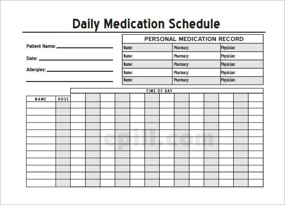 Medication Management Worksheets Pdf Medication Chart Medication 