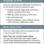 Mental Health Coping With Grief Rack Card Handout