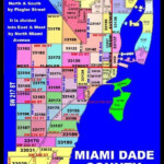 Miami Dade County Zip Code Map Florida Zip Code Miami Dade County