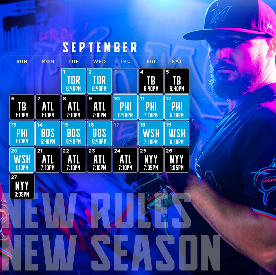 Miami Marlins Announce 2020 Revised Regular Season Schedule By