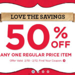 Michaels 50 Off One Regular Price Item Printable Coupon Frugal