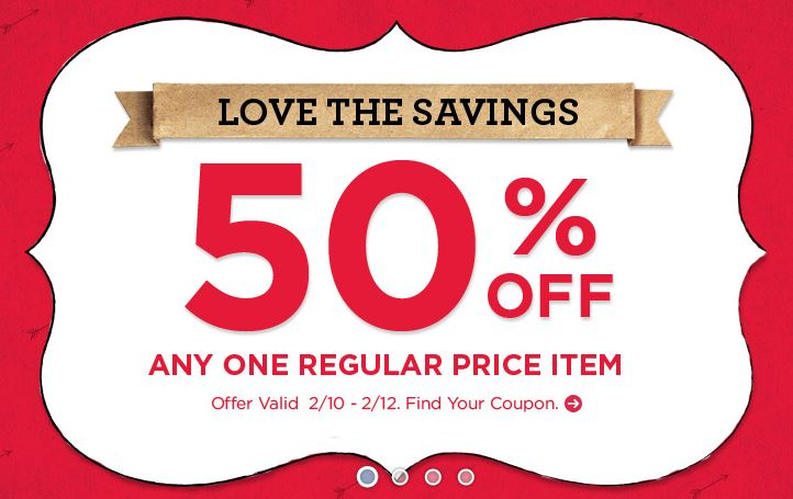 Michaels 50 Off One Regular Price Item Printable Coupon Frugal 