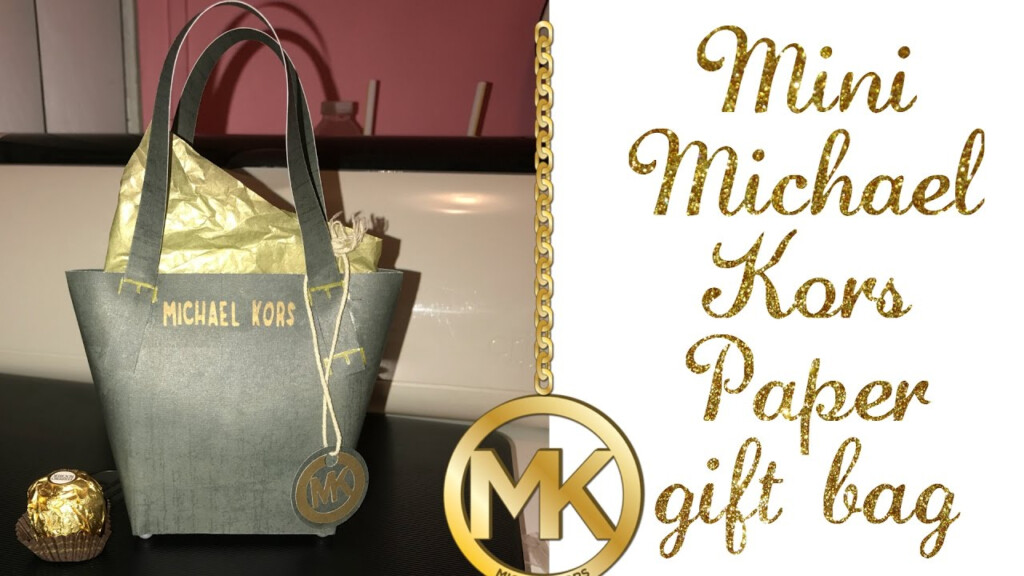 Mini MICHAEL KORS PAPER PURSE Gift Bag YouTube