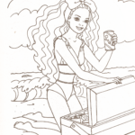 Miss Missy Paper Dolls Barbie Coloring Pages Part 2