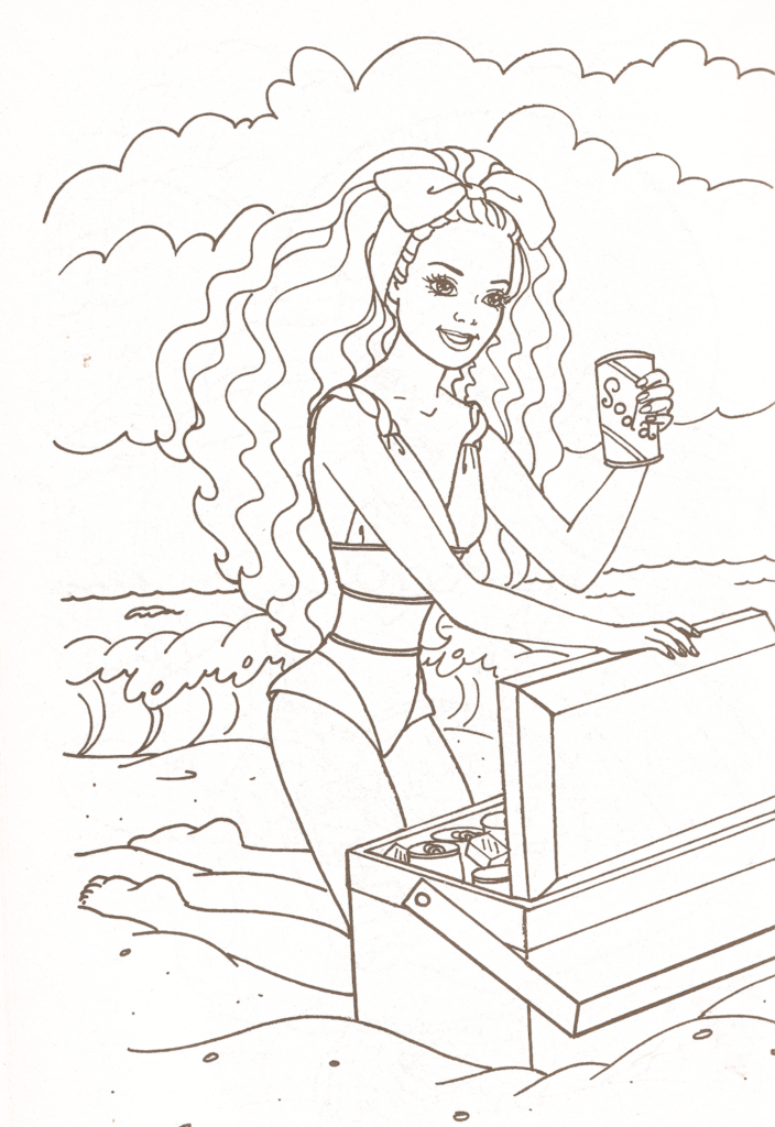 Miss Missy Paper Dolls Barbie Coloring Pages Part 2