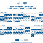 MLB Dodgers Announce 2022 Preliminary Schedule By Rowan Kavner