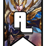 Mobile Legends Birthday Banner Letter A Mobile Legends Mobile