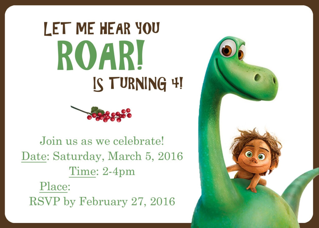 Mom s Tot School The Good Dinosaur Birthday Party 