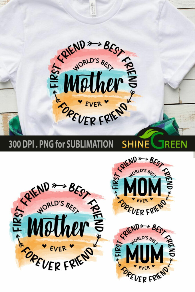 Mom Sublimation Mothers Day World s Best Mother Mum Quote 1255668 