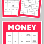 MONEY BINGO Financial Management Financial Literacy Money Bingo