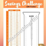Money Savings Challenge Printable 26 Week Savings Goal Etsy