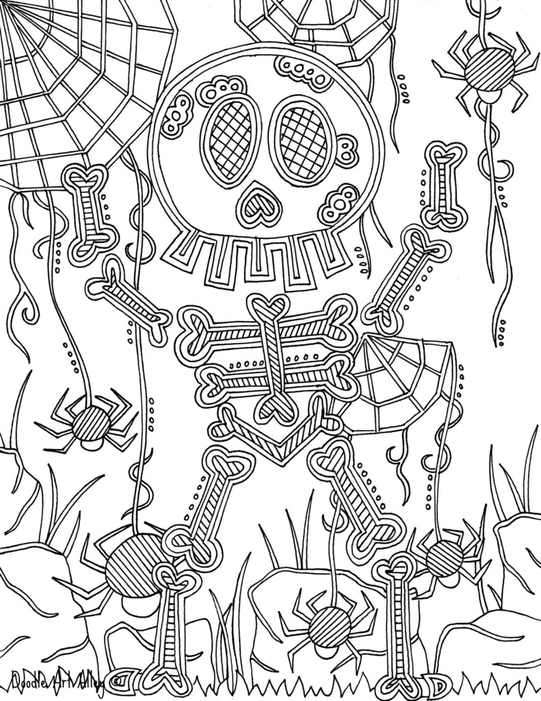 Monster Coloring Pages DOODLE ART ALLEY