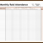 Monthly Attendance Sheet With Time In Excel Free Download Periodic And