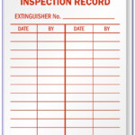 Monthly Fire Extinguisher Inspection Form Pdf Form Resume Examples