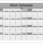 Monthly Work Schedule Templates 2015 New Calendar Template Site