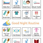 Morning And Evening Routines Chart For Free Download Kids Routine