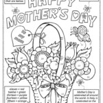 Mother s Day Activity Mothers Day Coloring Pages Mother s Day