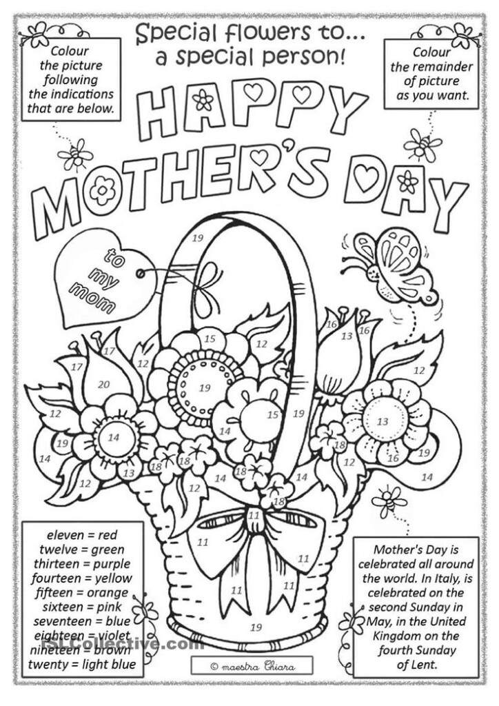 Mother s Day Activity Mothers Day Coloring Pages Mother s Day 