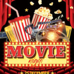 Movie Night Flyer 126293 Flyers Design Bundles Movie Night