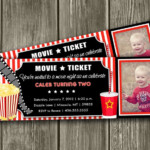 Movie Ticket Party Invitation Luxury Movie Ticket Birthday Invitations