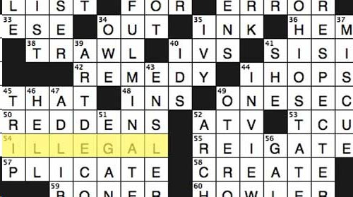 Much Ado Over A Recent New York Times Crossword Puzzle Highbrow Magazine