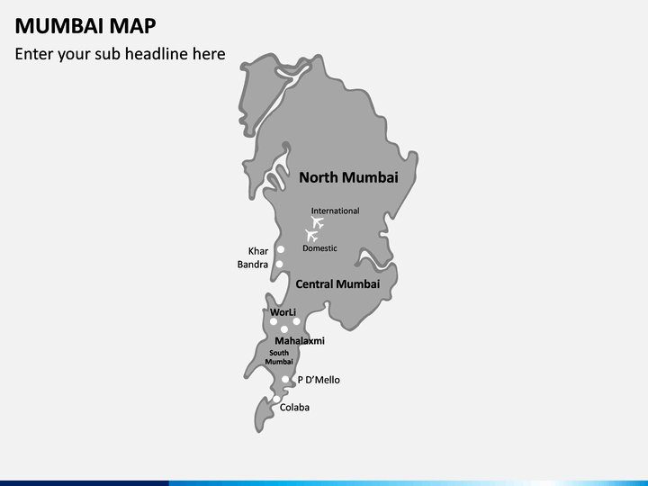 Mumbai Map PowerPoint SketchBubble