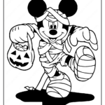 Mummy Mickey Mouse Coloring Pages Free Printable Coloring Pages For Kids