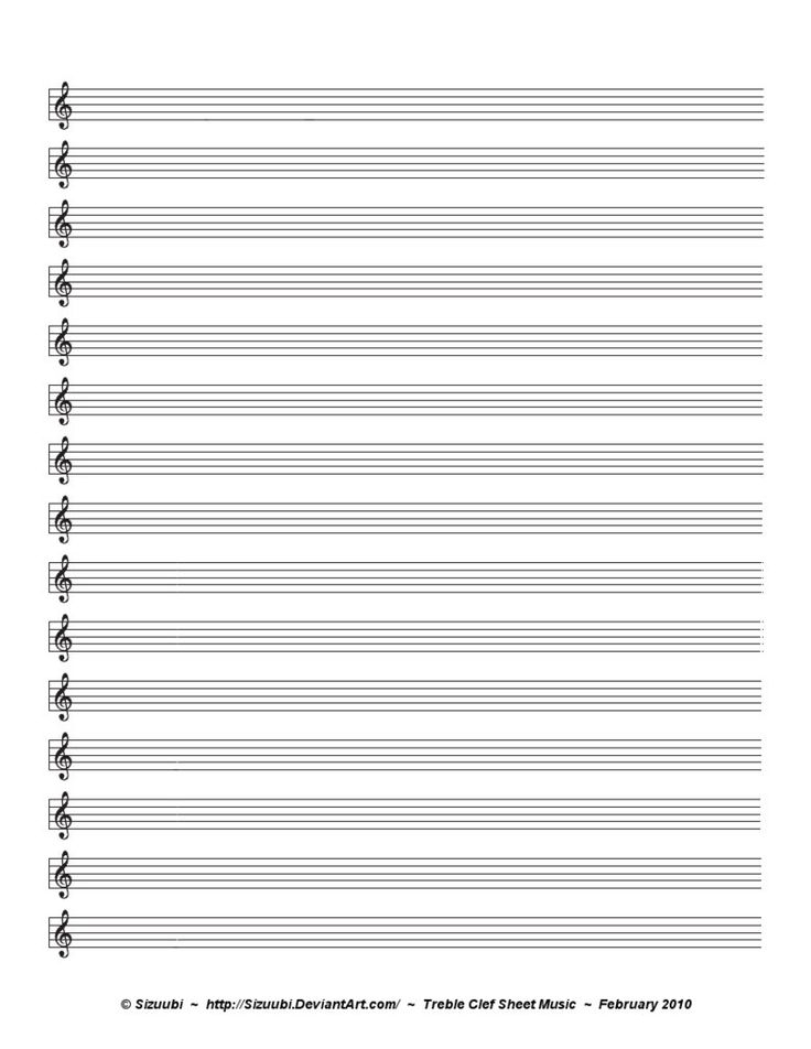 Music Sheet Treble Clef Blank Sheet Music Sheet Music Sheet Music Art