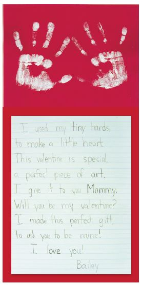 My FREE Valentine s Day Handprint Poem Makes For A Great Classroom