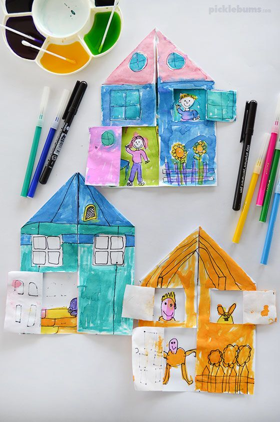 My House Drawing Prompt Free Printable Art Activities For Kids