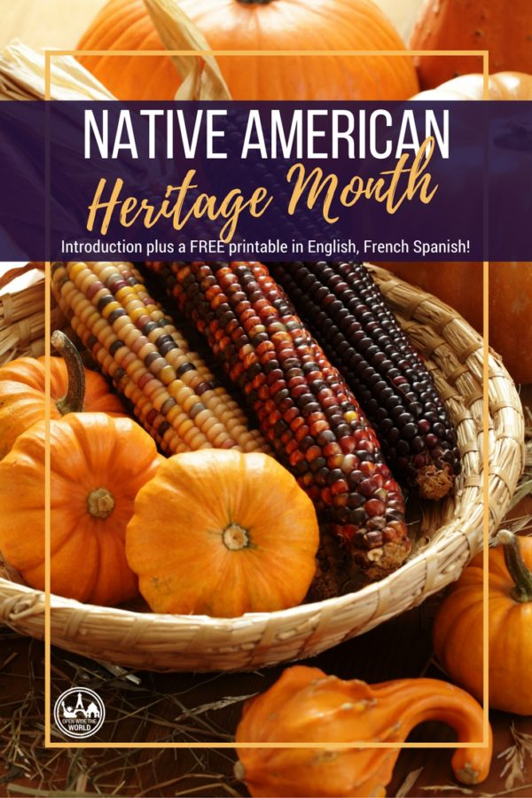 Native American Heritage Month FREE Trilingual Printable 