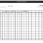 NBA Score Sheet Printable NBA Score Sheet