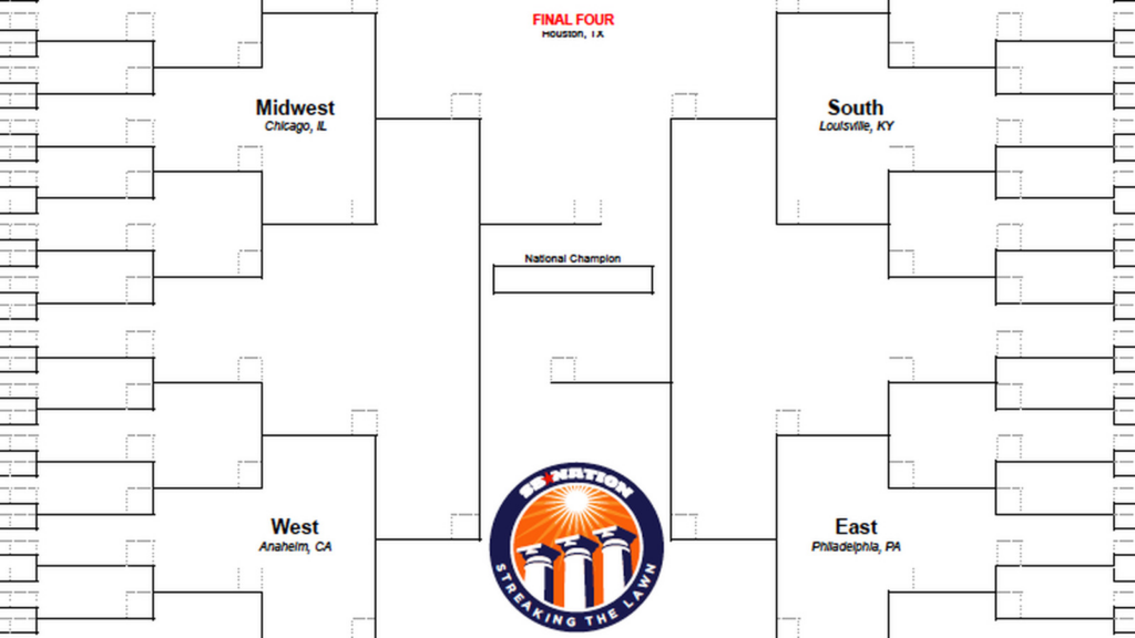 NCAA Bracket 2016 Download Your Printable March Madness Bracket Here 