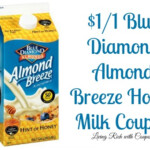 New 1 1 Blue Diamond Almond Breeze Honey Milk Coupon Deals Living