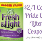 New 2 1 Cat s Pride Cat Litter Coupon A Walmart Deal Living Rich